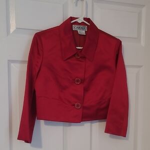 Carlisle Scarlet Buttoned Jacket